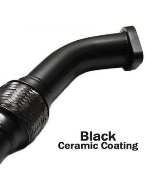 GrimmSpeed Exhaust Manifold Crosspipe w/ Black Ceramic Coating - Subaru WRX MY08-14 / STI MY08-14 / Liberty GT MY05-06