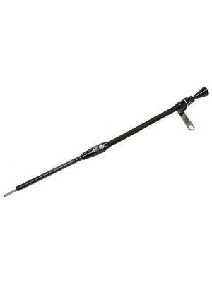 Stainless Steel Flexible Engine Dipstick - Black Suit SB Chevy (Late Model Drivers Side)