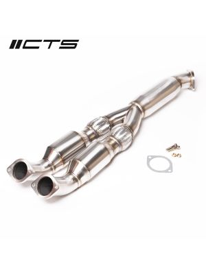 CTS Turbo Nissan R35 GT-R Y-pipe/Mid-pipe with High-Flow Cat