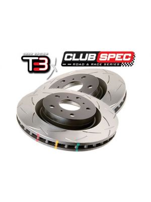 DBA 4000 T3 Slotted Rotors - Front - Nissan Patrol Y62
