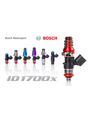 Injector Dynamics 1700cc Injectors - 48mm Length - 14mm Top - 14mm Lower O-Ring (Set of 6) - Nissan 350Z & Patrol