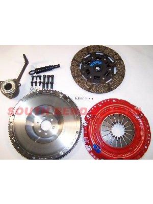 South Bend / DXD Racing Clutch Stage 2 Daily Clutch Kit (w/ FW) - Audi A3 FSI 2.0T MY06-08.5 / VW Eos MY07-09 / Gold FTI MY06-09