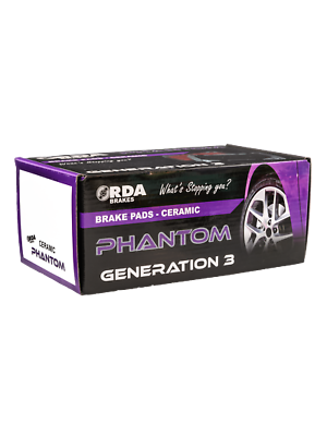 RDA Phantom Ceramic Brake Pads Rear - Toyota Landcruiser 200 Series MY07-21 & Tundra 5.7L V8 MY09+ / Lexus LX570 MY07+