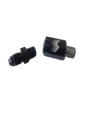 Snow Performance Low Profile Water-Methanol Nozzle Holder 4AN 90* Elbow