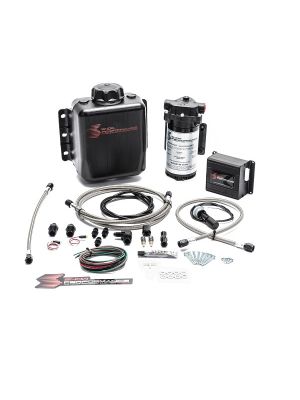Snow Performance Stage 2 Boost Cooler™ Forced Induction Progressive Engine Mount Water-Methanol Injection Kit (Stainless Steel Braided Line, An Fittings)