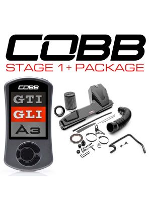 Cobb Tuning Stage 1+ Redline Carbon Power Package - Audi A3 8V / VW Golf GTI Mk7-7.5 (w/DSG Flash) 