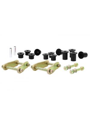 Whiteline Rear Spring - Bushing and Greaseable Shackle/Pin Kit - Ford Ranger PJ, PK MY06-11 / Mazda BT-50 UN MY06-11